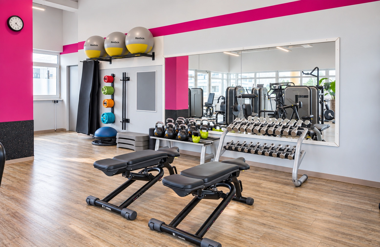 Separater Damenbereich im MYGYM Wals