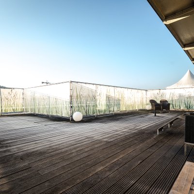 Dachterrasse im MYGYM Fitnessstudio