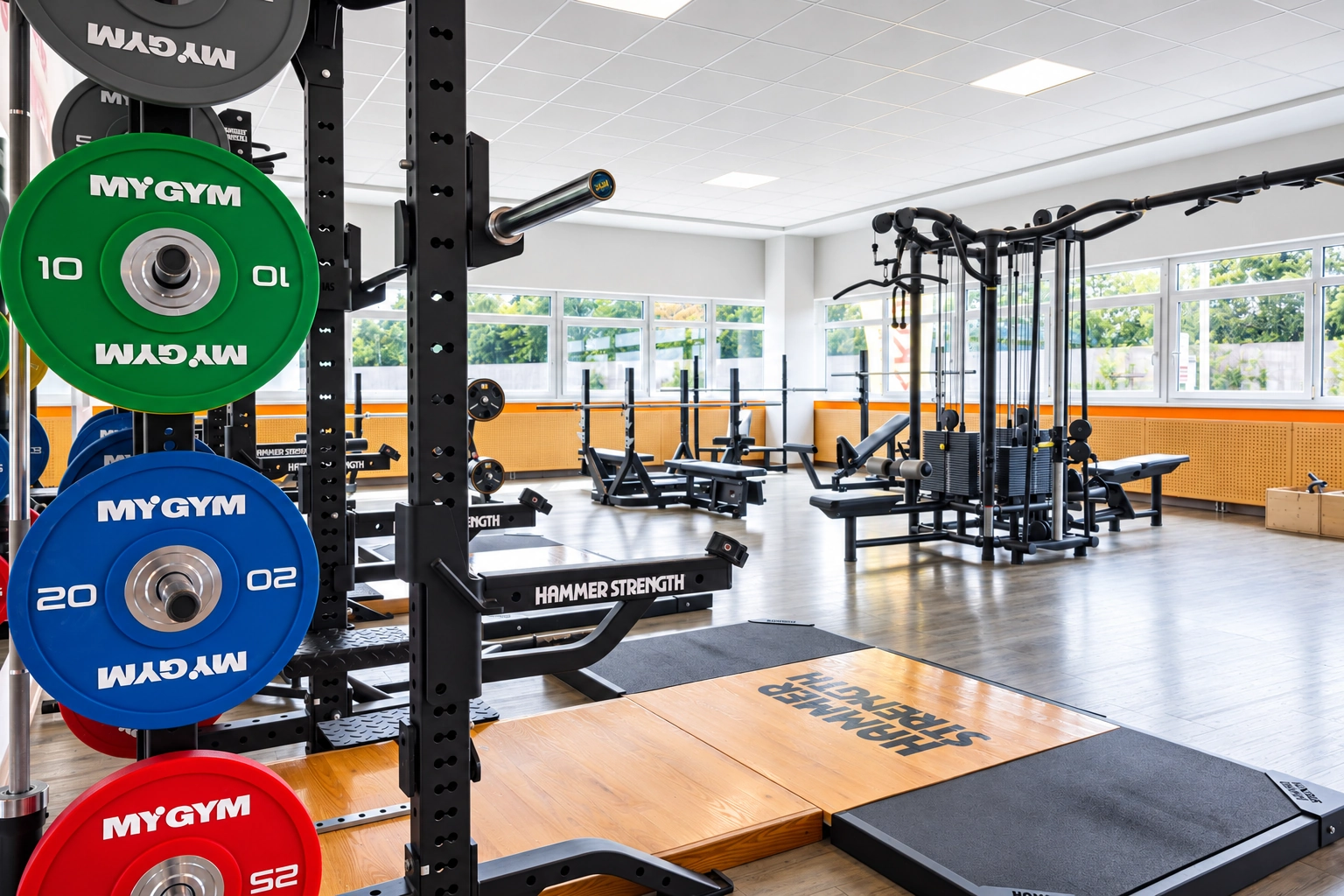 MYGYM Wals – Langhantelbereich
