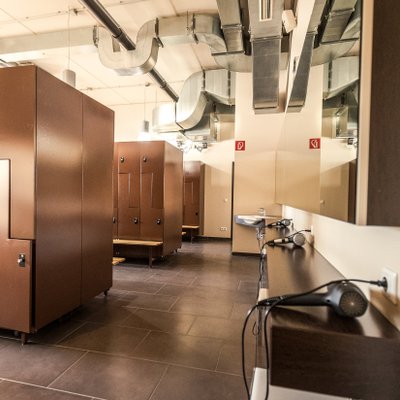 Umkleiden im MYGYM Fitnessstudio