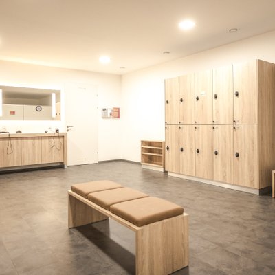 Umkleide im MYGYM Fitnessstudio