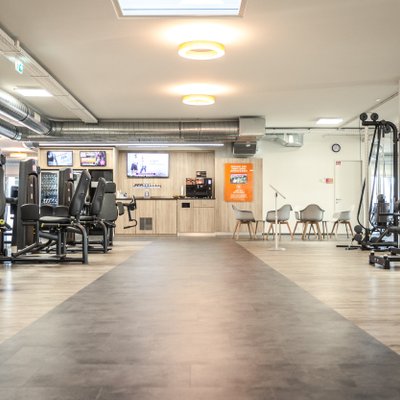 Fitness und Bistro im MYGYM Fitnessstudio