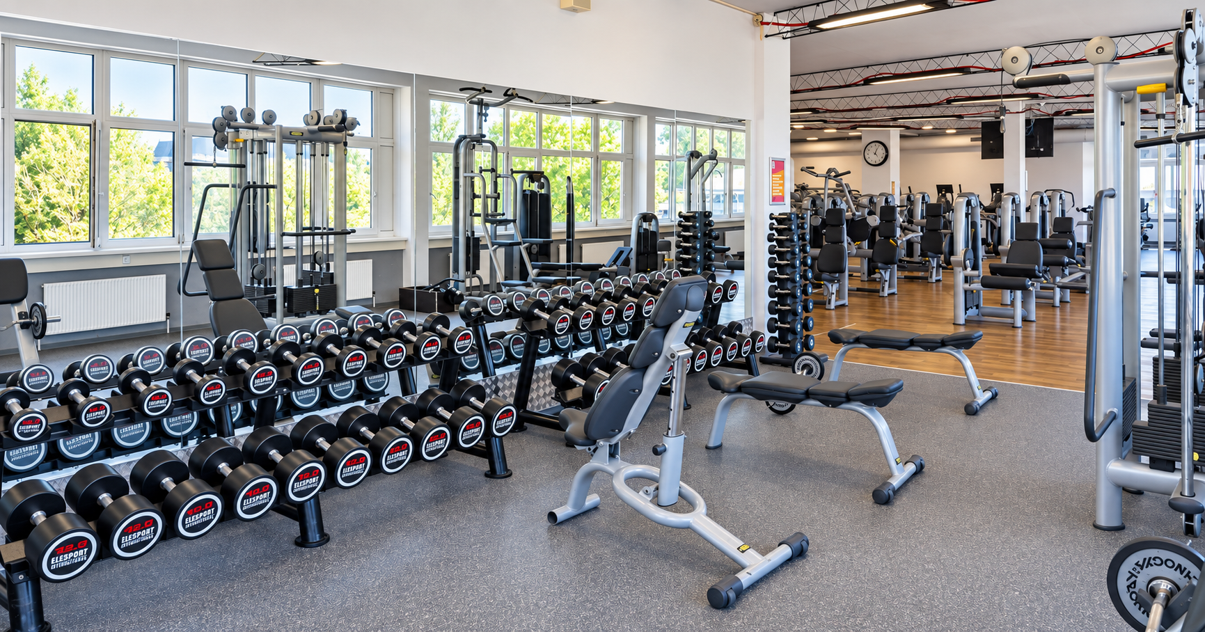 MYGYM Salzburg Nord – Freihantelbereich