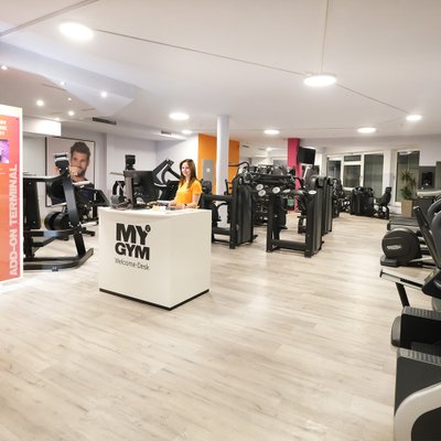 Welcome Desk im MYGYM Fitnessstudio Imst