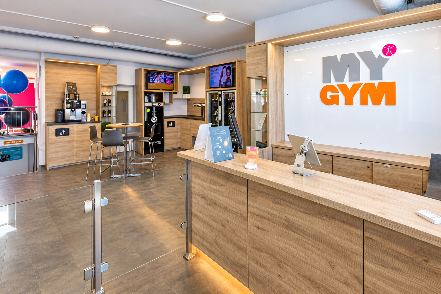 MYGYM Salzburg Nord – Empfang
