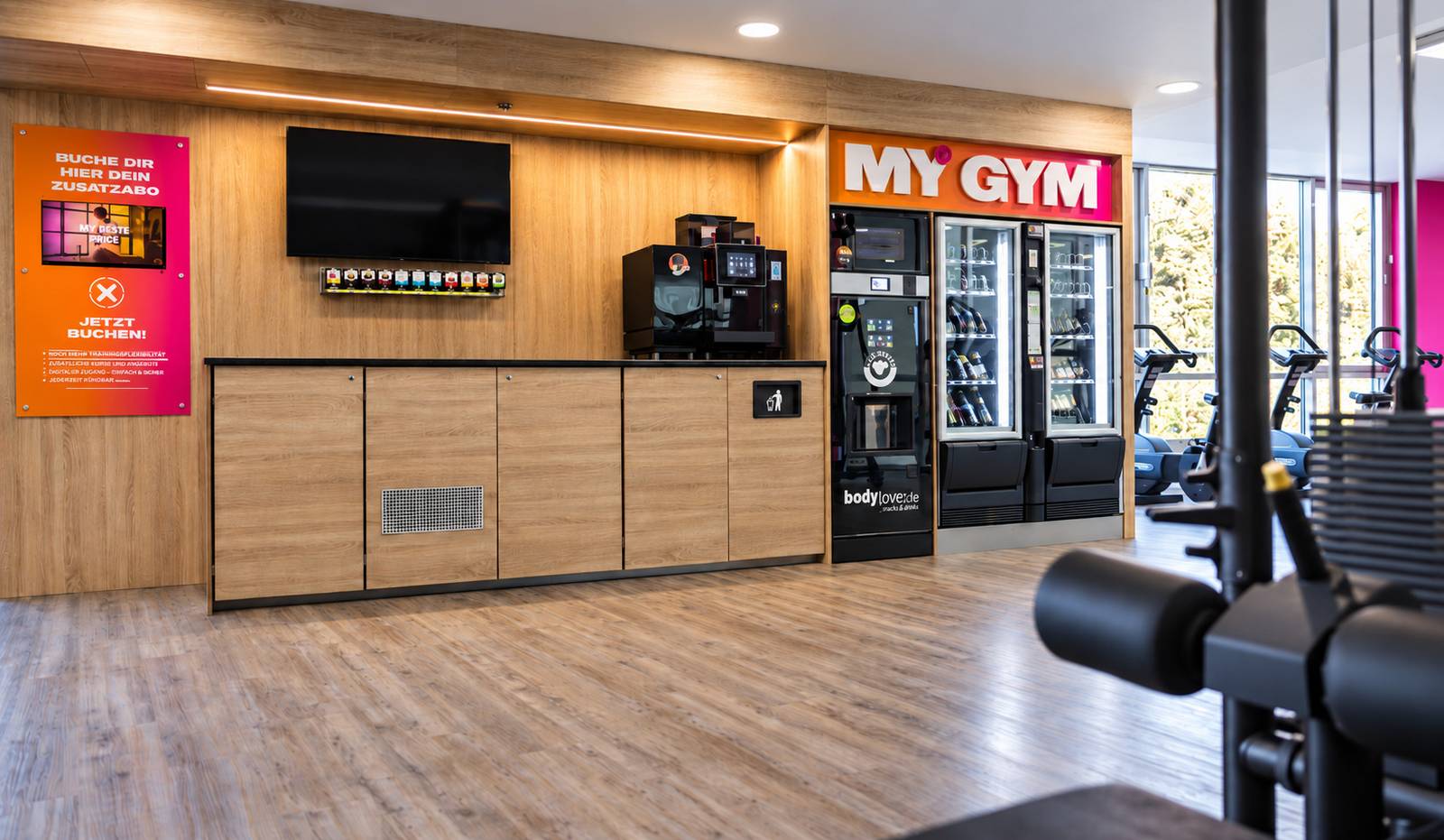 Bistro im MYGYM Salzburg ZIB