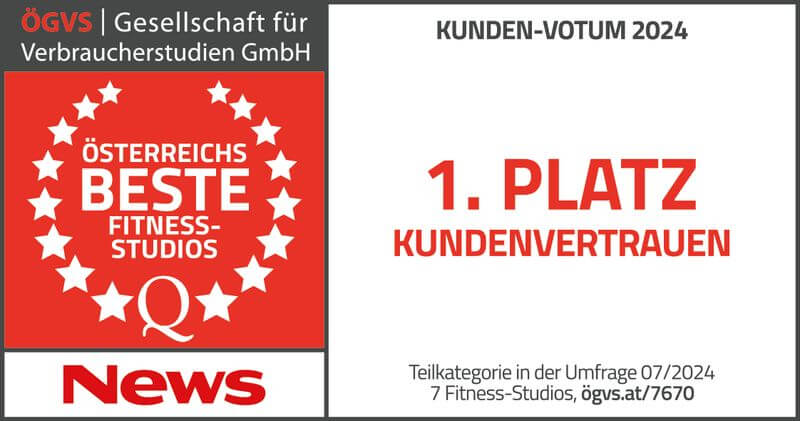 Siegel Kundenvertrauen 1. Platz